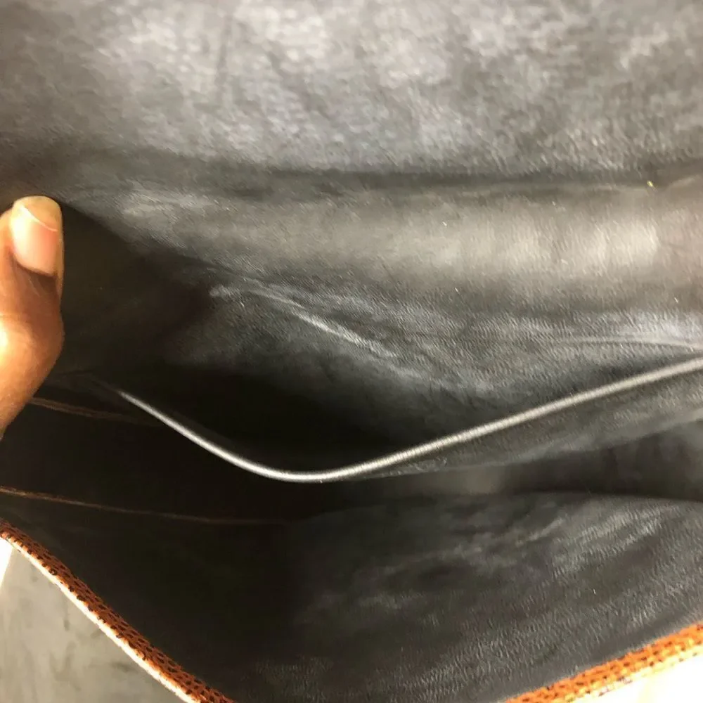 Seducta brown leather purse bag - Picture 8 of 8